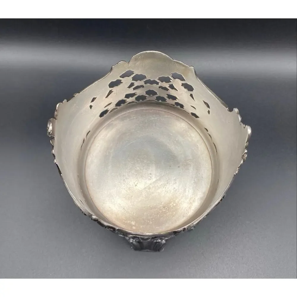 Antique WMF-AS Silver Plate Wine Bottle Coaster / Holder C 1900’s